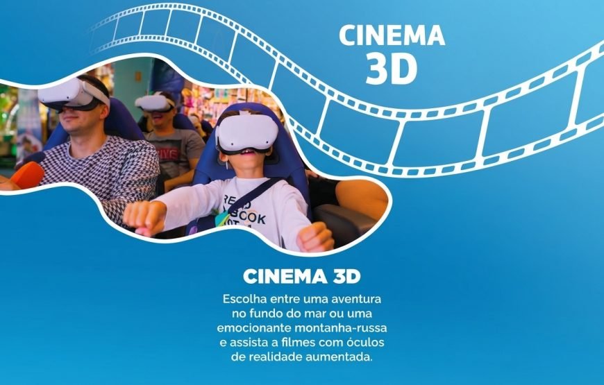 Passaporte da Diversão + Cinema 3D | 4 Atrações – By Grupo Oceanic